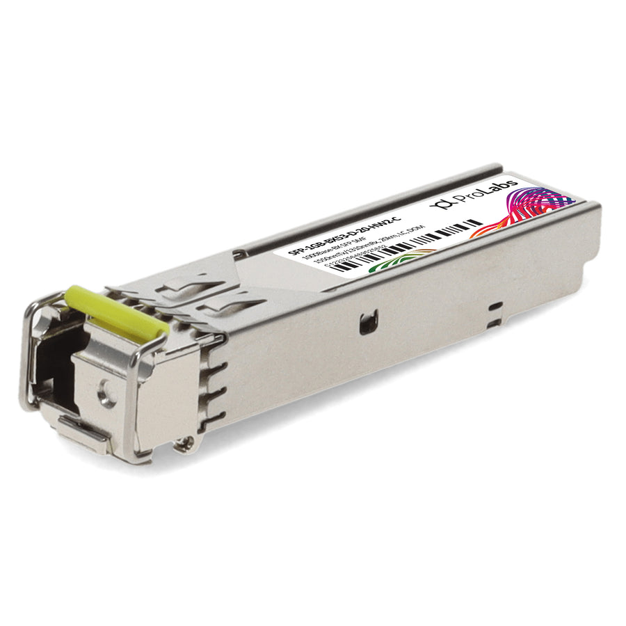 Prolabs Huawei Compatible TAA 1000Base-BX SFP Transceiver (SMF, 1550nmTx/1310nmRx, 20km, LC, DOM)