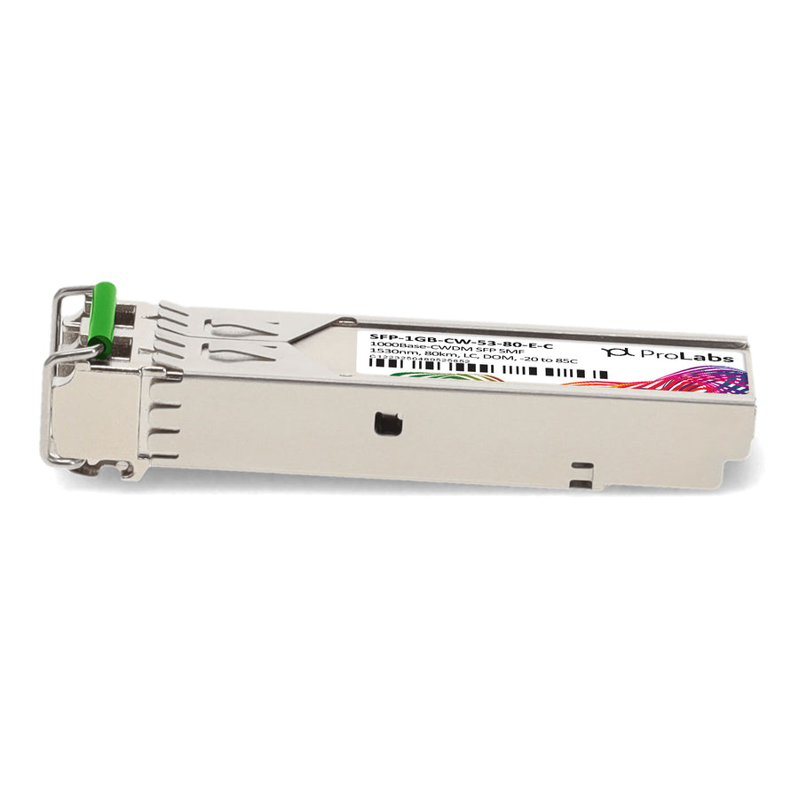 Prolabs MSA and TAA 1000Base-CWDM SFP Transceiver (SMF, 1530nm, 80km, LC, DOM, -20 to 85C)