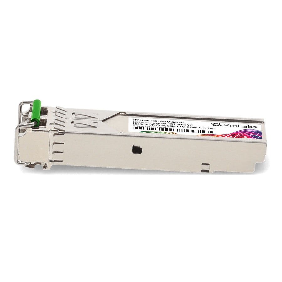 Prolabs Juniper Networks Compatible TAA 1000Base-CWDM HD1 SFP Transceiver (SMF, 1530nm LTx/HRx, 80km, LC, DOM)
