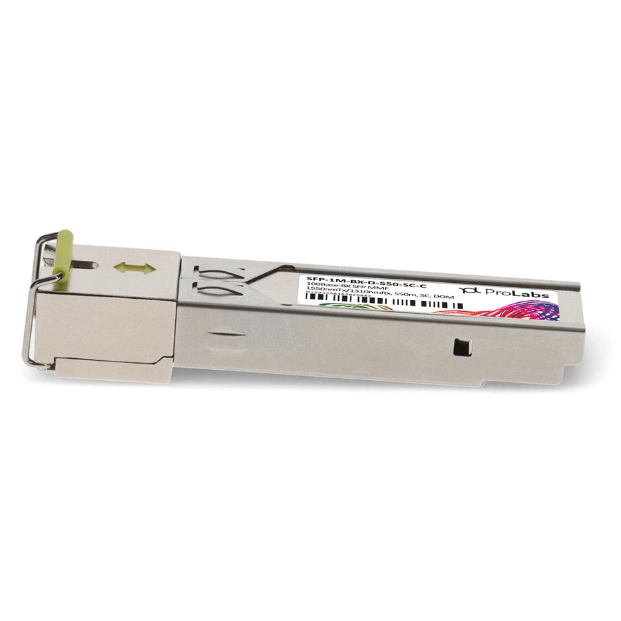 Prolabs MSA and TAA 1000Base-BX SFP Transceiver (MMF, 1550nmTx/1310nmRx, 550m, SC, DOM)