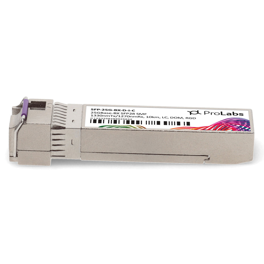 Prolabs Cisco SFP-25G-BX-D-I Compatible TAA 25GBase-BX SFP28 Transceiver (SMF, 1330nmTx/1270nmRx, 10km, LC, -40 to 85C)