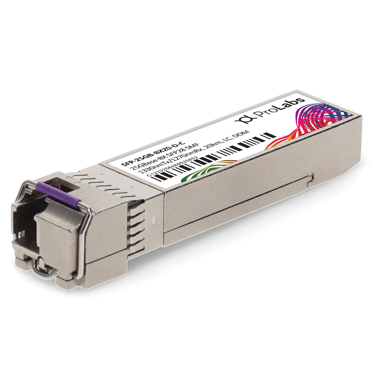 Prolabs MSA and TAA 25GBase-BX SFP28 Transceiver (SMF, 1330nmTx/1270nmRx, 20km, LC)