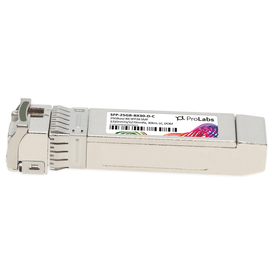 Prolabs MSA and TAA 25GBase-BX SFP28 Transceiver (SMF, 1310nmTx/1270nmRx, 30km, LC, DOM)