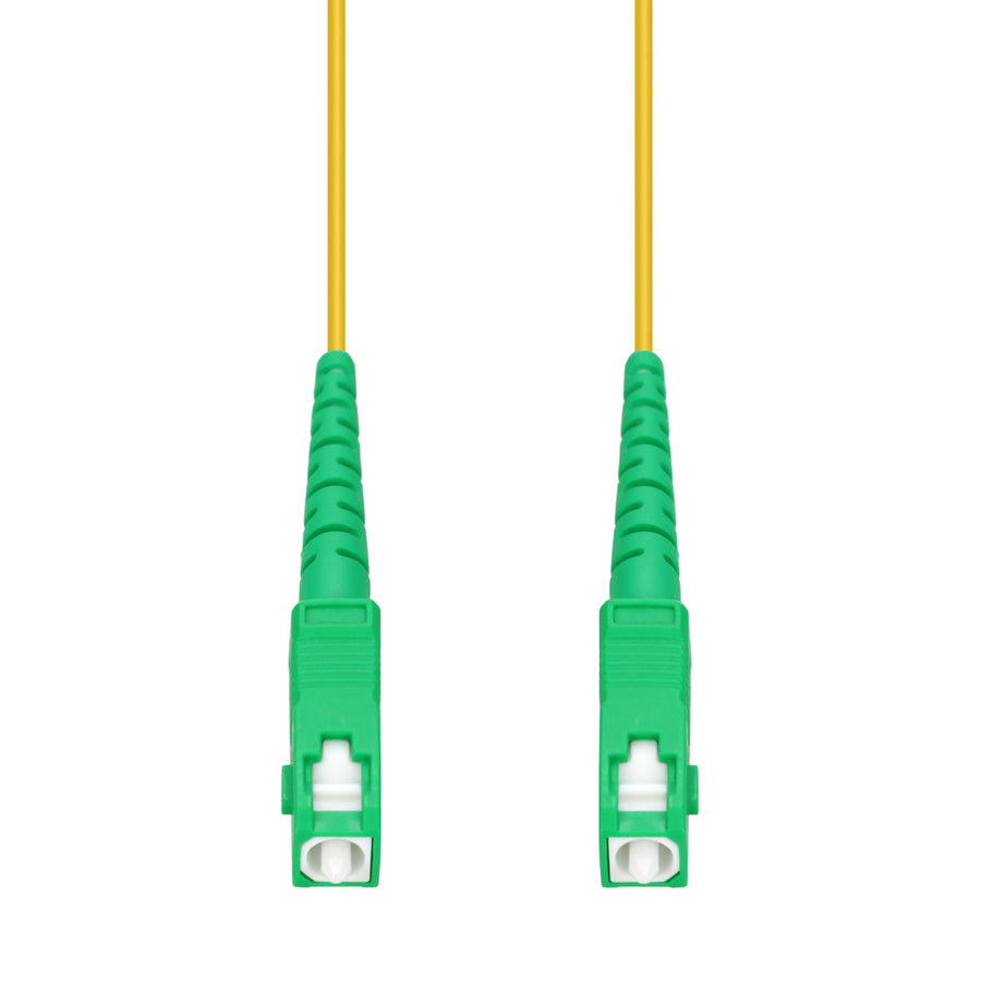 1m ASC to ASC Yellow OS2 Simplex OFNP (Plenum-Rated) SMF Fiber Patch Cable