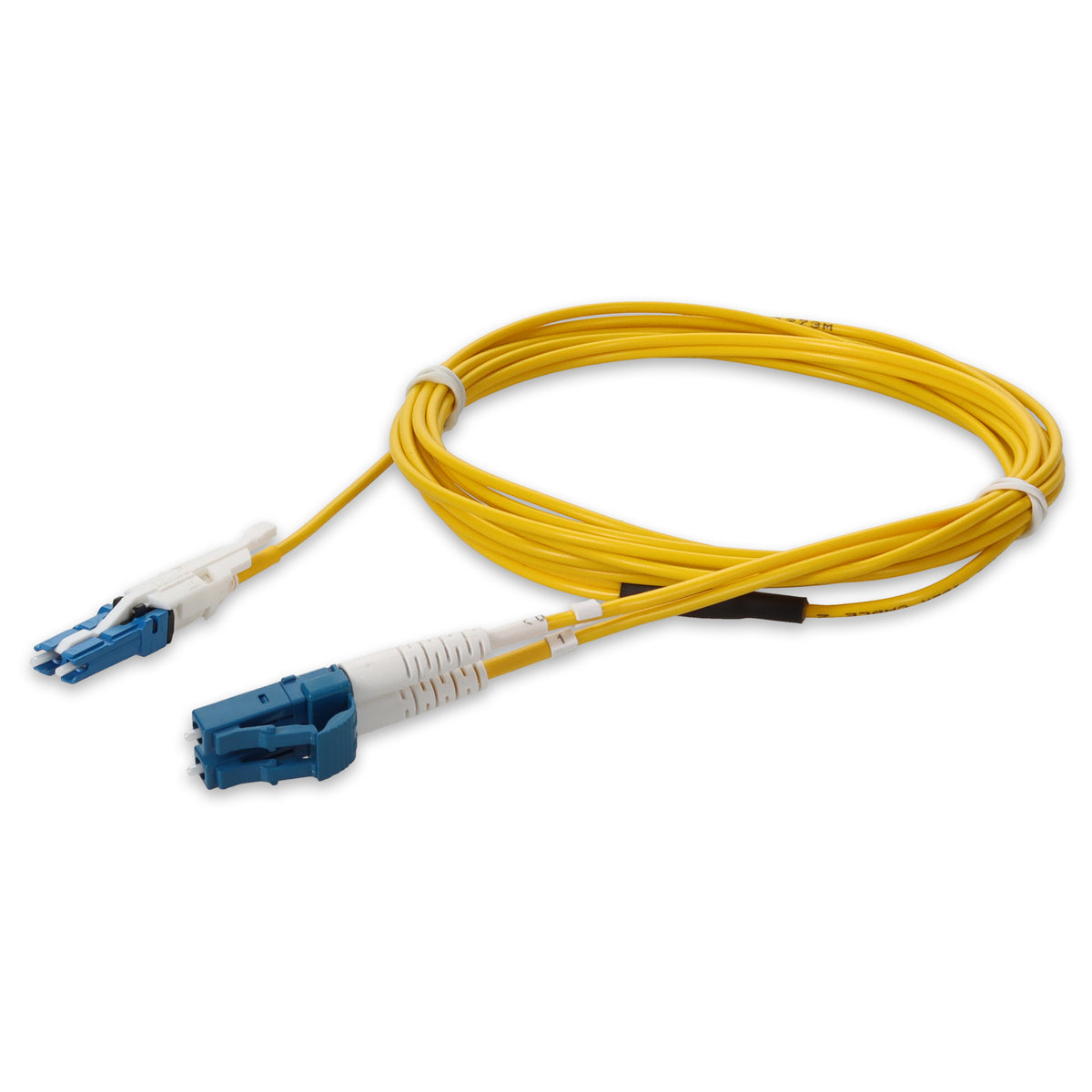 7m CS to LC Yellow OS2 Duplex OFNR (Riser-Rated) SMF Fiber Patch Cable
