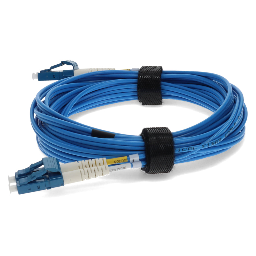 1.5m LC to LC Blue OS2 Duplex OFNR (Riser-Rated) SMF Fiber Patch Cable