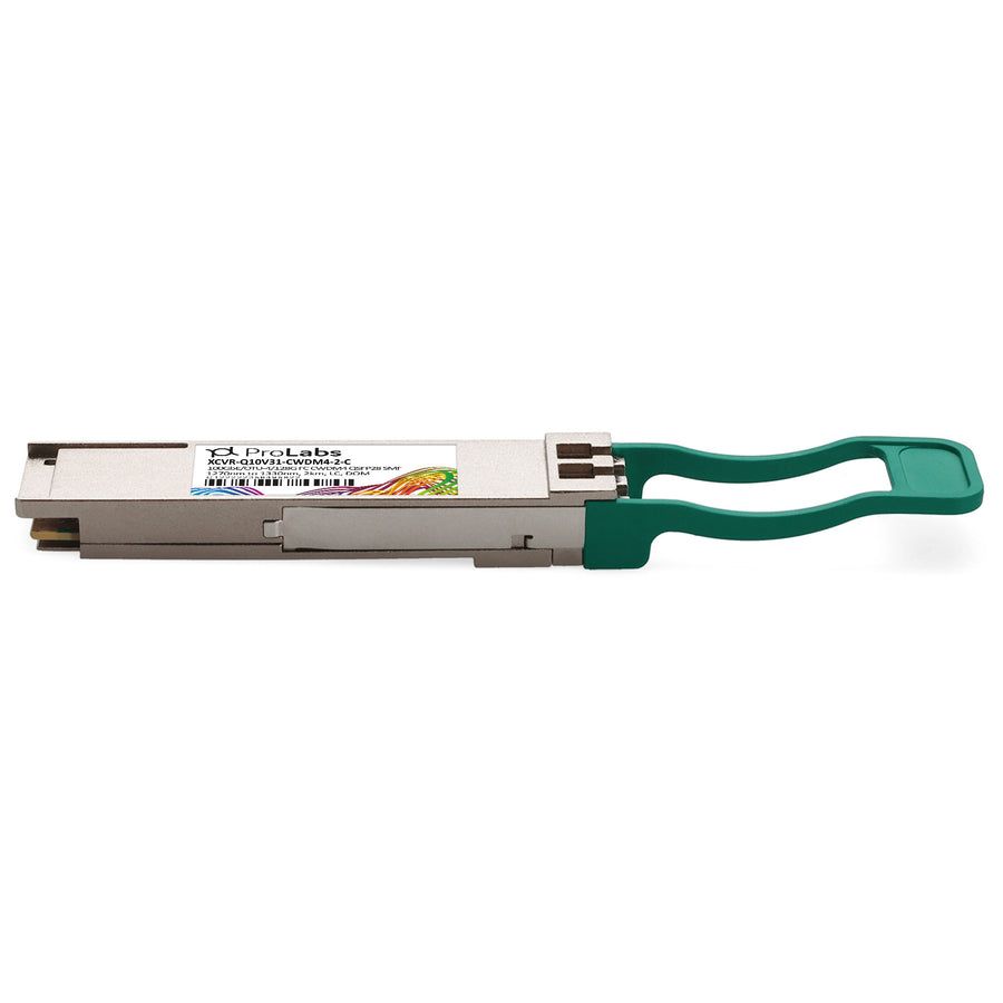 Prolabs Ciena XCVR-Q10V31-CWDM4-2 Compatible TAA 100GbE/OTU-4/128G FC CWDM4 QSFP28 Transceiver (SMF, 1270nm to 1330nm, 2km, LC, DOM)