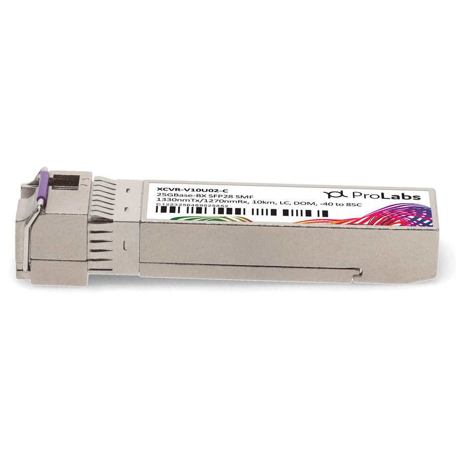 Prolabs Ciena XCVR-V10U02 Compatible TAA 25GBase-BX SFP28 Transceiver (SMF, 1330nmTx/1270nmRx, 10km, LC, -40 to 85C)