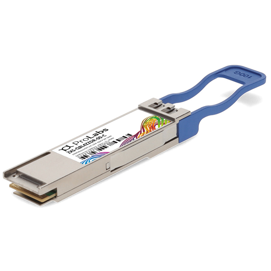 Prolabs Infinera ZXS-Q8L4ZZDR-00 Compatible TAA 100GBase/OTU4-LR4 QSFP28 Transceiver (SMF, 1295nm to 1309nm, 10km, LC, DOM, 0 to 70C)