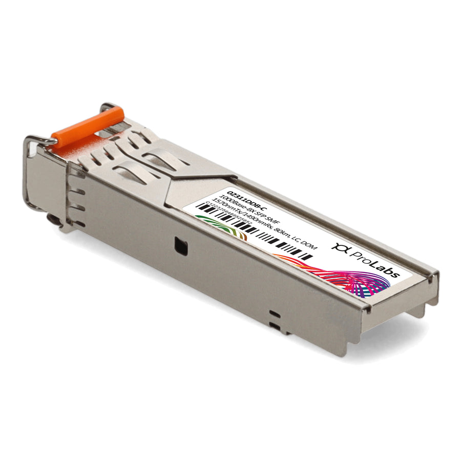 Prolabs Huawei 02311DDB Compatible TAA 1000Base-BX SFP Transceiver (SMF, 1570nmTx/1490nmRx, 80km, LC, DOM)