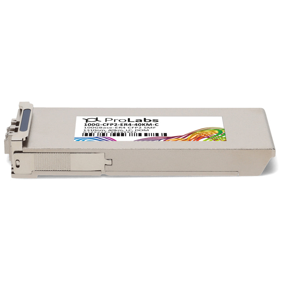 Prolabs Brocade (Formerly) 100G-CFP2-ER4-40KM Compatible TAA 100GBase-ER4 CFP2 Transceiver (SMF, 1310nm, 40km, LC, DOM)