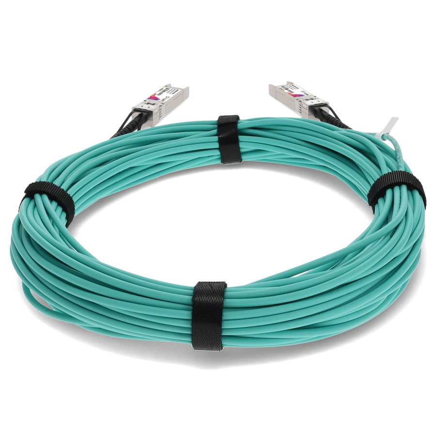 Prolabs Brocade (Formerly) Compatible TAA Compliant 10GBase-AOC SFP+ to SFP+ Active Optical Cable (850nm, MMF, 30m)