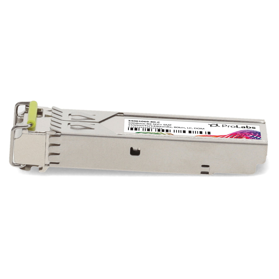 Prolabs Huawei 34061069 Compatible TAA 10GBase-BX SFP+ Transceiver (SMF, 1550nmTx/1490nmRx, 80km, LC, DOM)