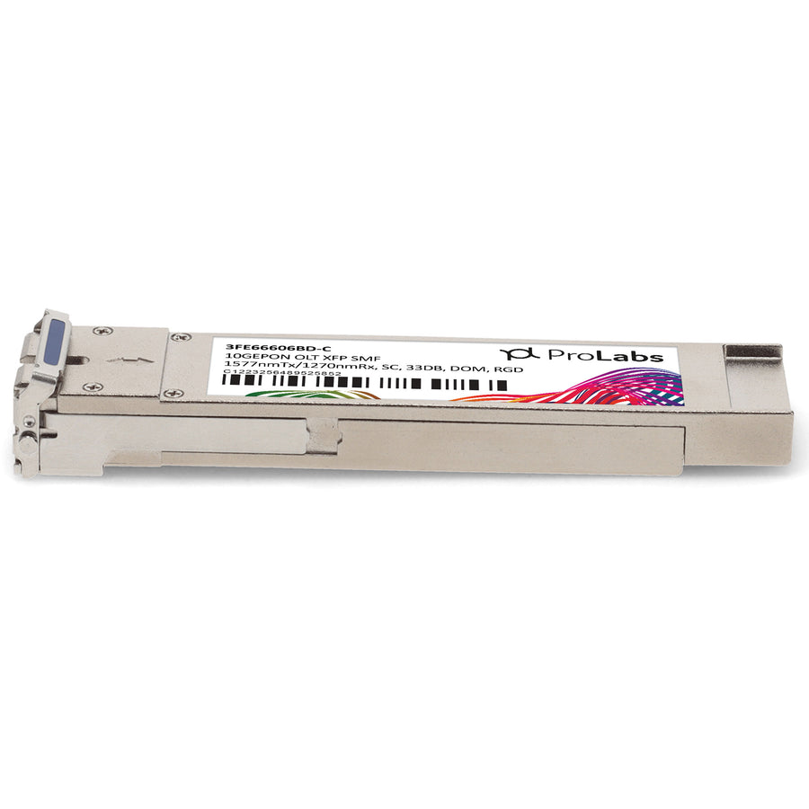 Prolabs Alcatel-Lucent Nokia 3FE66606BD Compatible TAA 10GBase-OLT XFP Transceiver (SMF, 1577nmTx/1270nmRx, 20km, SC, DOM, -40 to 85C)