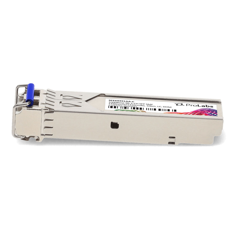 Prolabs Alcatel-Lucent Nokia 3FE69491AA Compatible TAA 1000Base-BX 2-Channel SFP Transceiver (SMF, 1490nmTx/1310nmRx, 10km, LC, DOM)
