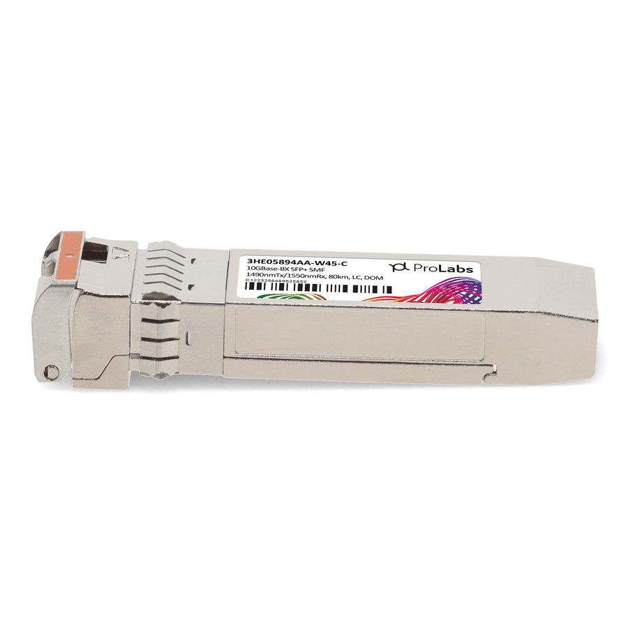 Prolabs Alcatel-Lucent Nokia 3HE05894AA-W45 Compatible TAA 10GBase-BX SFP+ Transceiver (SMF, 1490nmTx/1550nmRx, 80km, LC, DOM, -40 to 85C)