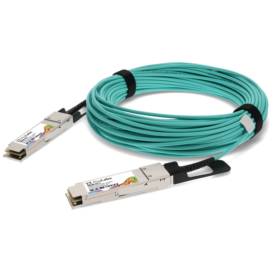 Prolabs HP 498386-B27 Compatible TAA Compliant 40GBase-AOC QSFP+ Active Optical Cable (850nm, MMF, 20m)