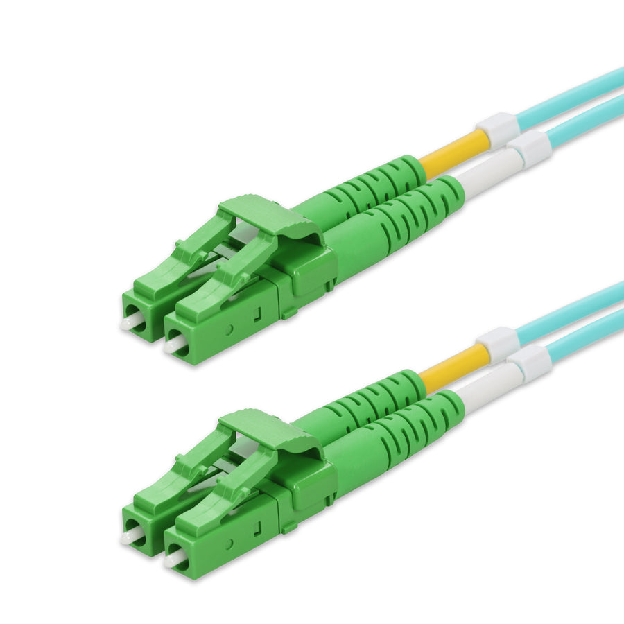  3m ALC to ALC Aqua OM4 Duplex OFNR (Riser-Rated) Fiber Patch Cable