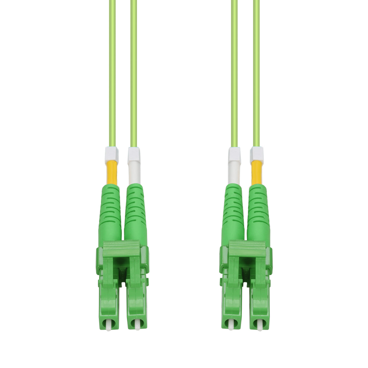  2m ALC to ALC Lime Green OM5 Duplex LSZH Fiber Patch Cable