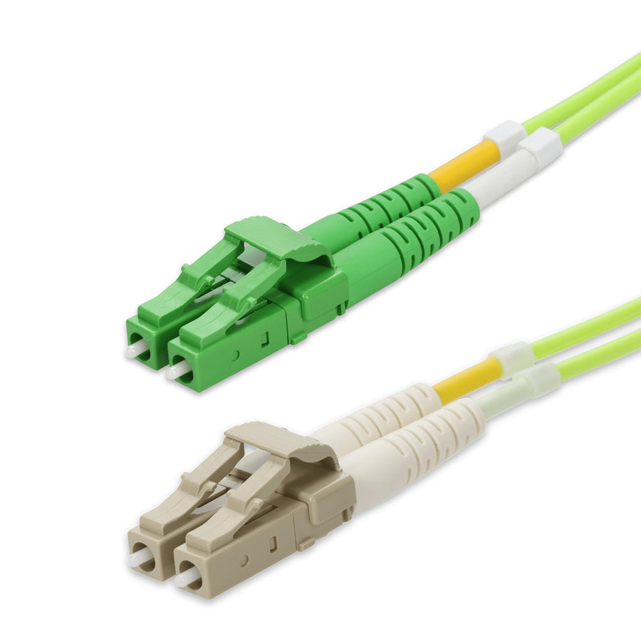  3m ALC to LC Lime Green OM5 Duplex OFNR (Riser-Rated) Fiber Patch Cable