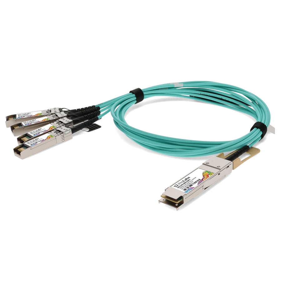Prolabs Arista Networks AOC-Q-4S-100G-15M Compatible TAA Compliant 100GBase-AOC QSFP28 to 4xSFP28 Direct Attach Cable (850nm, MMF, 15m)