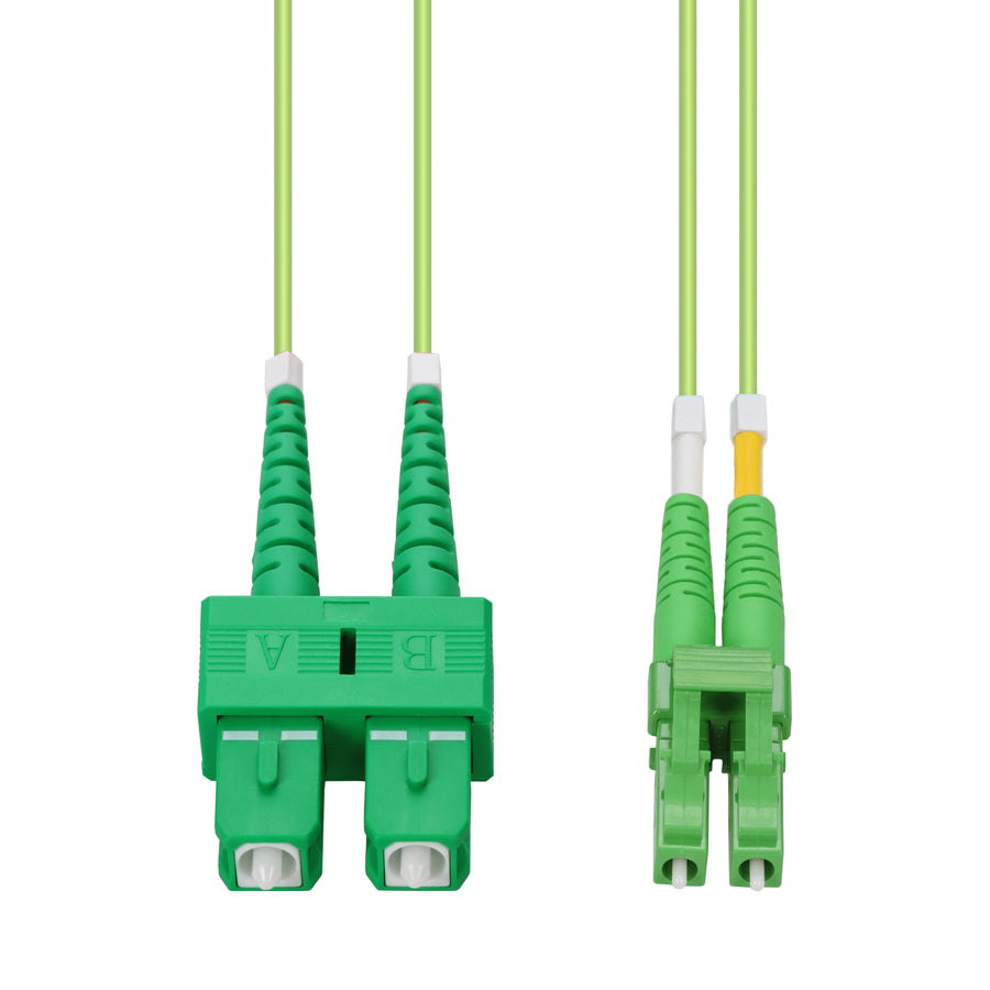  1m ASC to ALC Lime Green OM5 Duplex LSZH Fiber Patch Cable