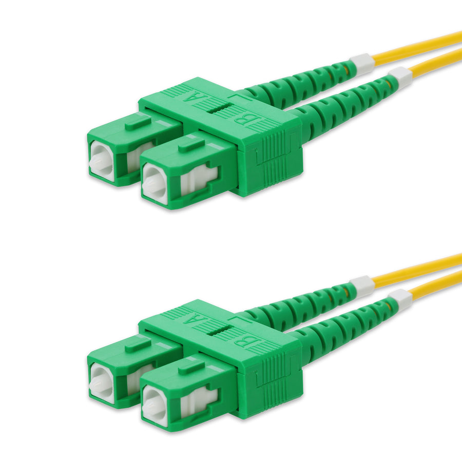  1m ASC to ASC Yellow OS2 Duplex LSZH SMF Fiber Patch Cable