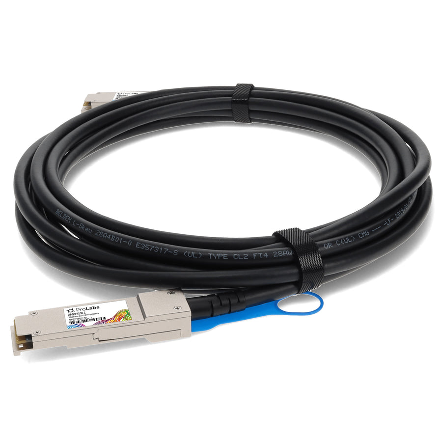 Prolabs Allied Telesis AT-QSFP1CU Compatible TAA Compliant 40GBase-CU QSFP+ to QSFP+ Direct Attach Cable (Passive Twinax, 1m)