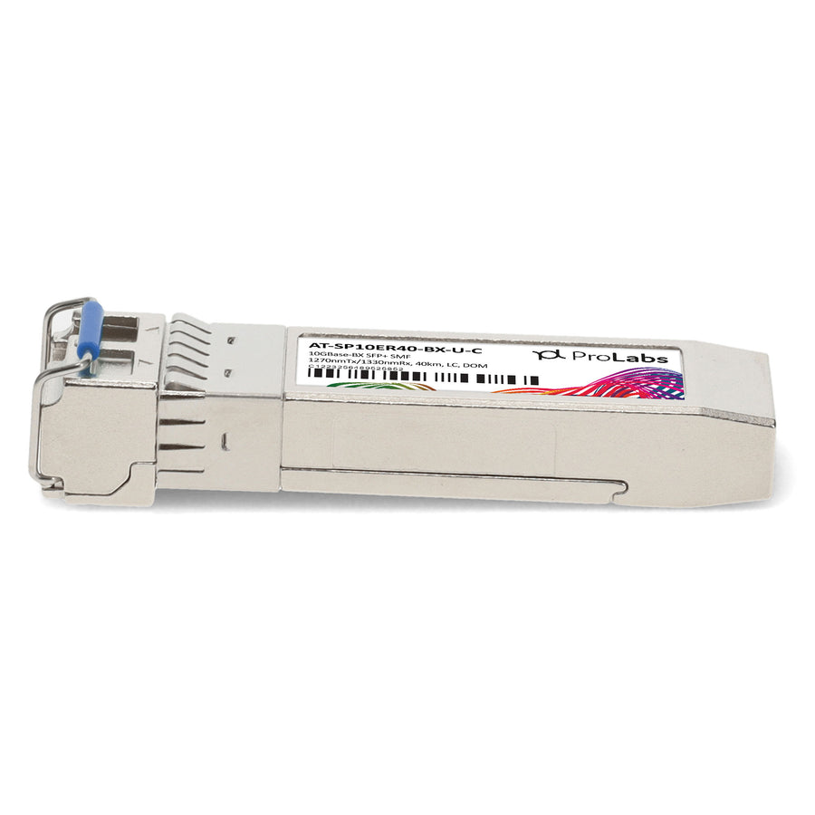Prolabs Allied Telesis AT-SP10ER40-BX-UCompatible TAA 10GBase-BX SFP+ Transceiver (SMF, 1270nmTX/1330nmRX, 40km, LC, DOM)