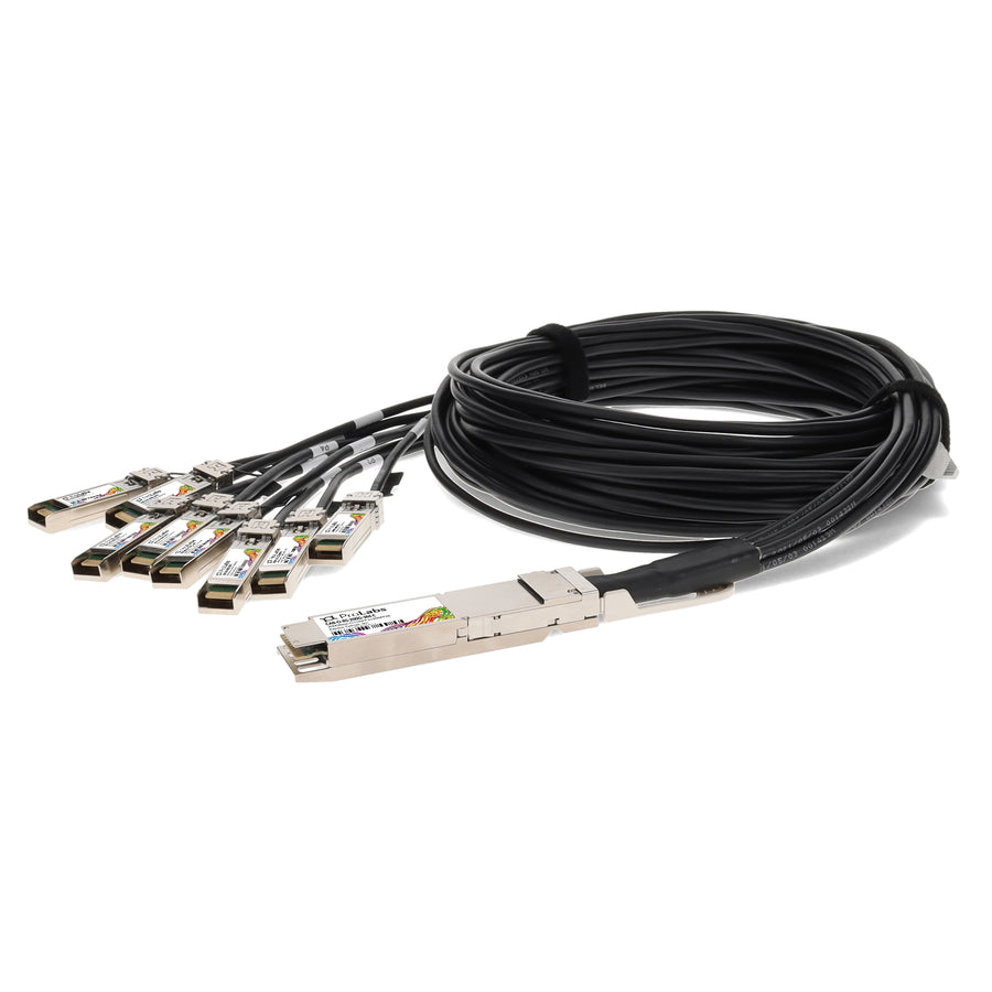 Prolabs Arista Networks CAB-O-8S-200G-3M Compatible TAA Compliant 200GBase-CU OSFP to 8xSFP28 Direct Attach Cable (Passive Twinax, 3m)