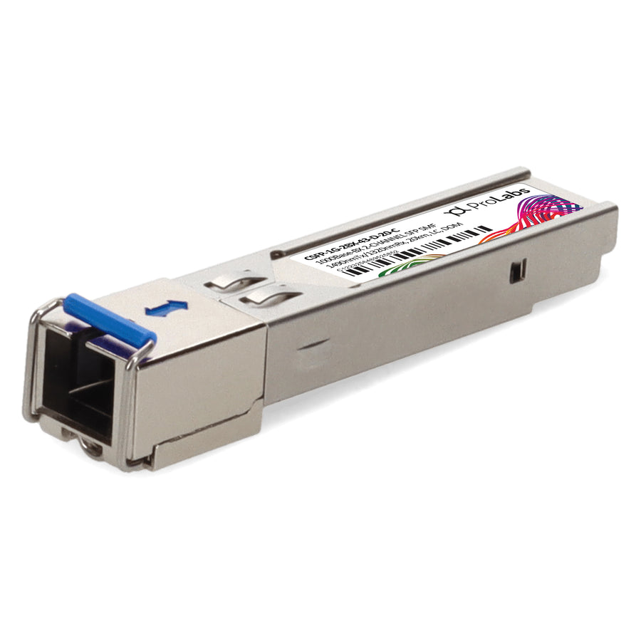 Prolabs MSA and TAA 1000Base-BX 2-Channel SFP Transceiver (SMF, 1490nmTx/1310nmRx, 20km, LC, DOM)