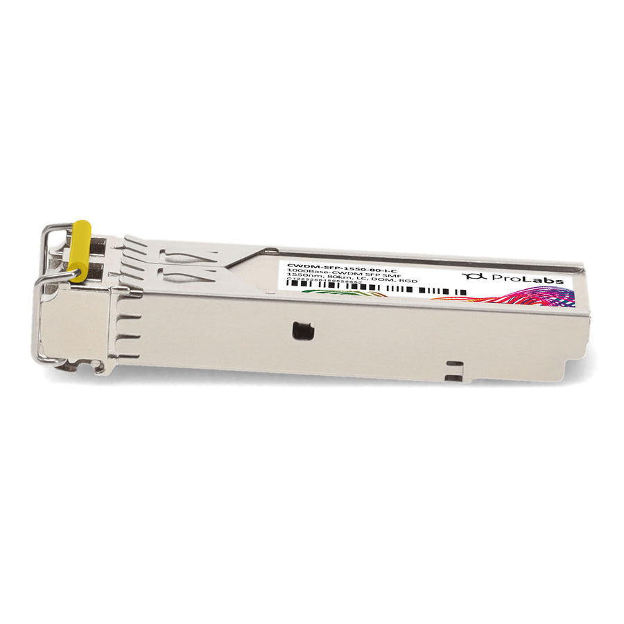 Prolabs Cisco Compatible TAA 1000Base-CWDM SFP Transceiver (SMF, 1550nm, 80km, LC, DOM, -40 to 85C)