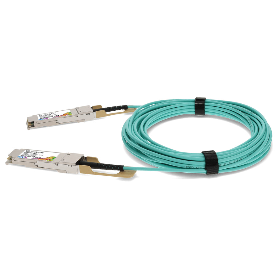 Prolabs Edge-corE Compatible TAA 100GBase-AOC QSFP28 to QSFP28 Active Optical Cable (850nm, MMF, 1m)