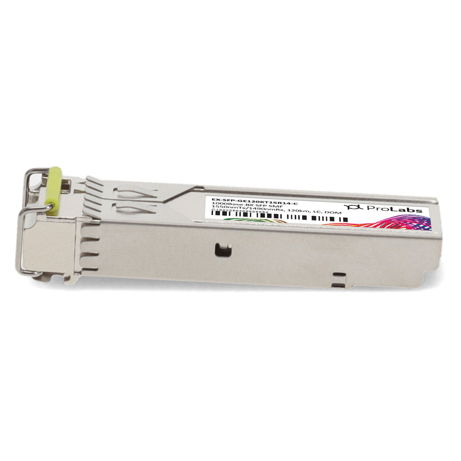 Prolabs Juniper Networks EX-SFP-GE120KT15R14 Compatible TAA 1000Base-BX SFP Transceiver (SMF, 1550nmTx/1490nmRx, 120km, LC, DOM)