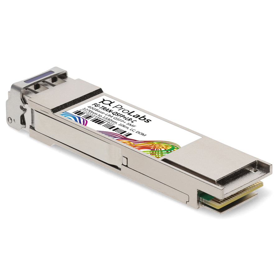 Prolabs Fortinet FG-TRAN-QSFP+LR Compatible TAA 40GBase-LR4 QSFP+ Transceiver (SMF, 1270nm to 1330nm, 10km, LC, DOM)