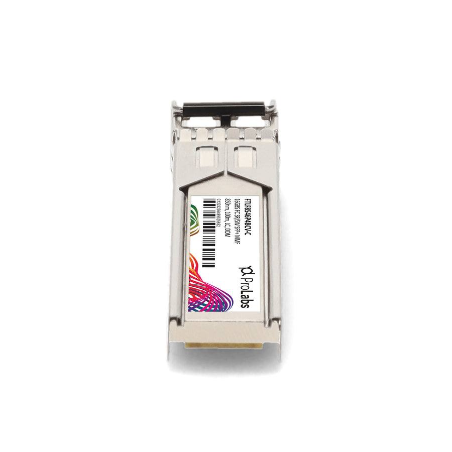 Prolabs Finisar FTLF8546P4BCV Compatible TAA 10/16GBase-SR/SW FC SFP+ Transceiver Multi-Rate (MMF, 850nm, 100m, LC, DOM)