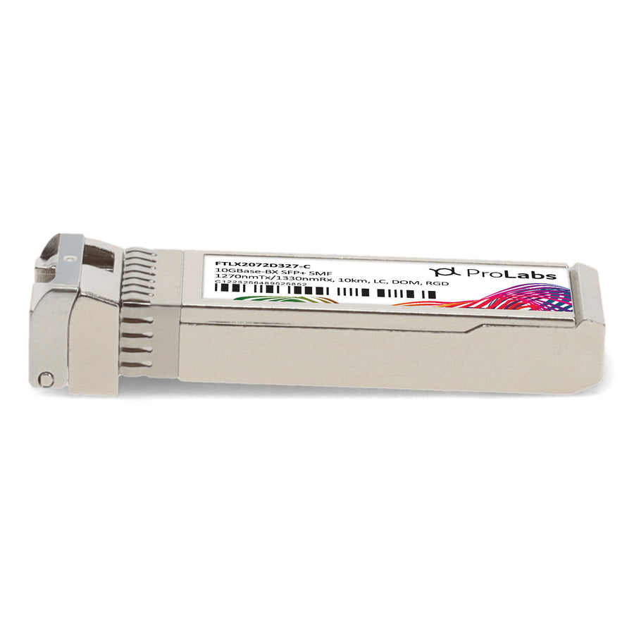 Prolabs Finisar FTLX2072D327 Compatible TAA 10GBase-BX SFP+ Transceiver (SMF, 1270nmTx/1330nmRx, 10km, LC, DOM, Rugged)