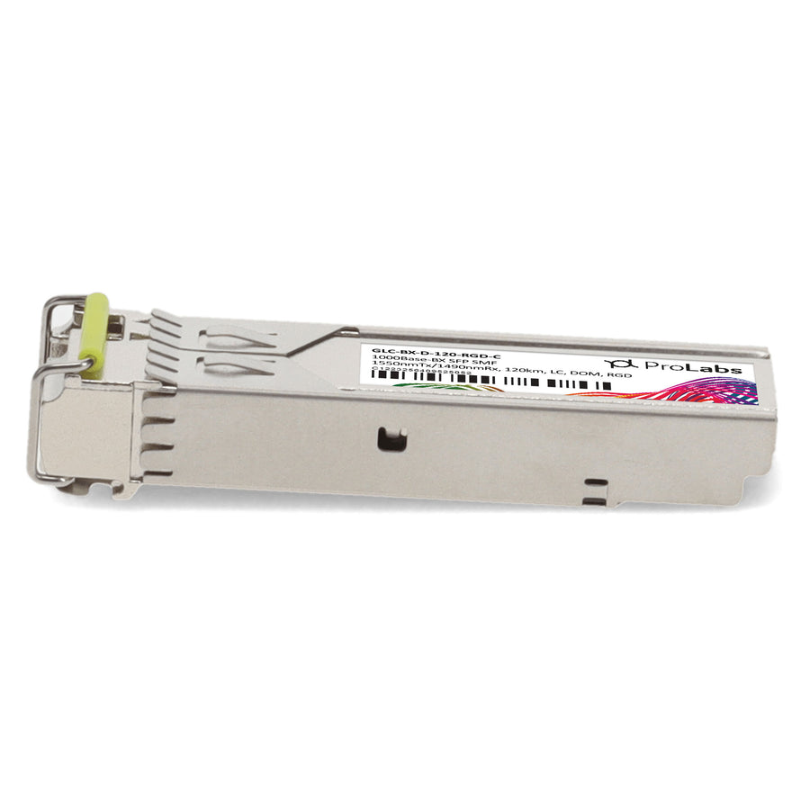 Prolabs Cisco GLC-BX-D-120 Compatible TAA 1000Base-BX SFP Transceiver (SMF, 1550nmTx/1490nmRx, 120km, LC, DOM, -40 to 85C)