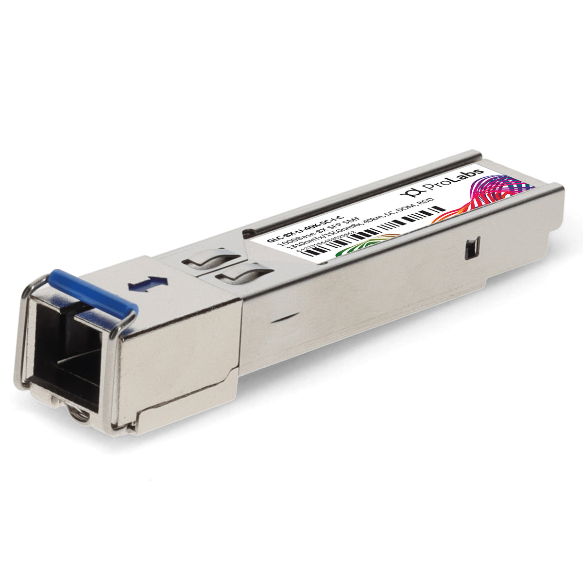 Prolabs Cisco Compatible TAA 1000Base-BX SFP Transceiver (SMF, 1310nmTx/1550nmRx, 40km, SC, DOM, -40 to 85C)