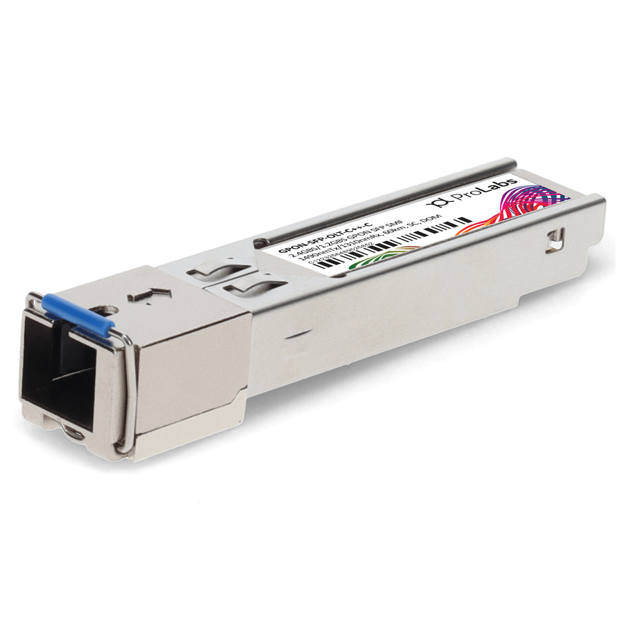 Prolabs MSA and TAA Compliant GPON OLT SFP C++ Transceiver (1490nmTx/1310nmRx, 2.5Gbps/1.25Gbps, 39dBm, SC)