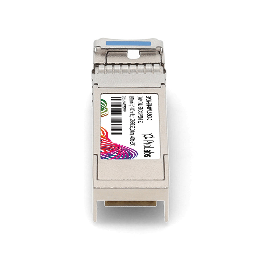 Prolabs MSA and TAA GPON ONU Stick SFP Transceiver (SMF, 1310nmTX/1490nmRX, 1.25G/2.5G, 20km, SC, Stick, -40 to 85C)