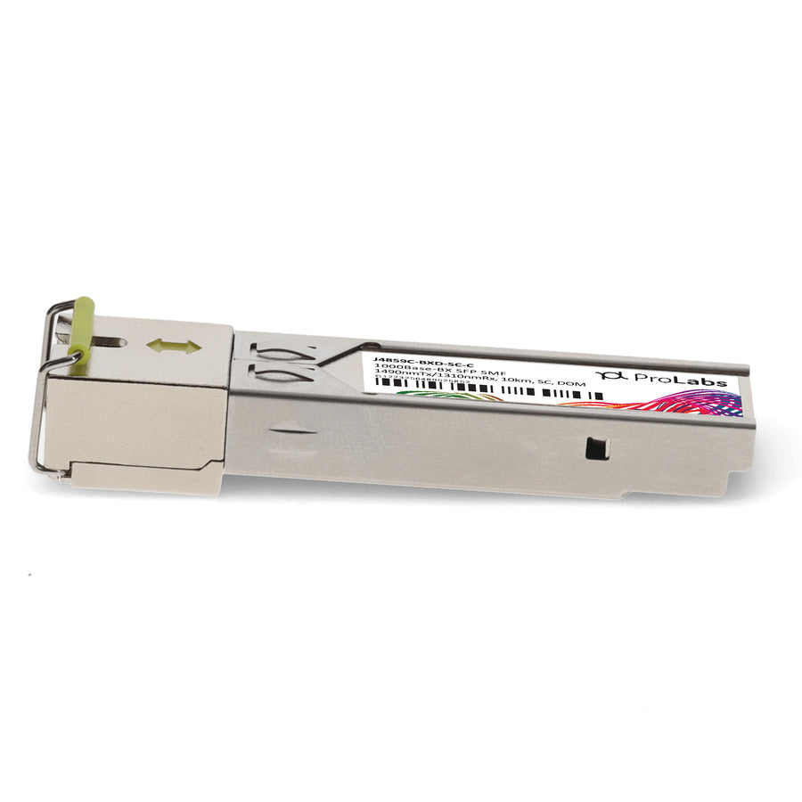 Prolabs HP Compatible TAA 1000Base-BX SFP Transceiver (SMF, 1490nmTx/1310nmRx, 10km, SC, DOM)