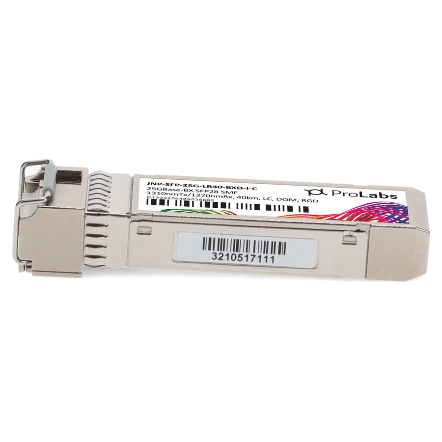 Prolabs Juniper Networks JNP-SFP-25G-LR40-BXD-I Compatible TAA 25GBase-BX SFP28 Transceiver (SMF, 1310nmTx/1270nmRx, 40km, LC, DOM, -40 to 85C)