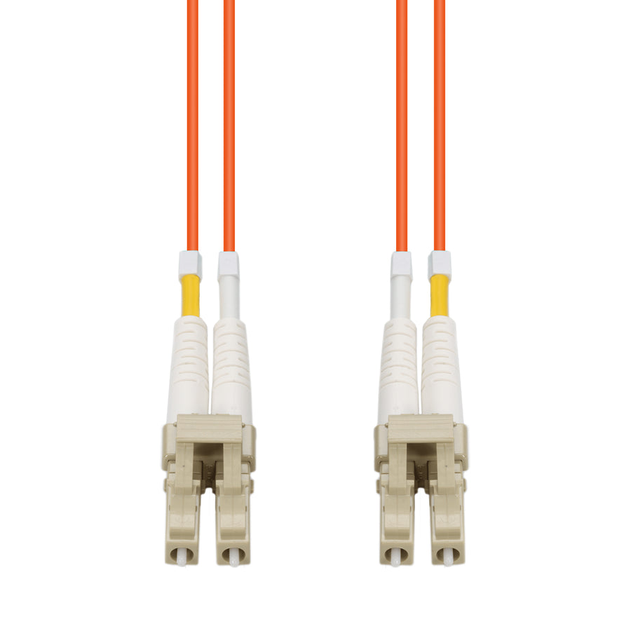  1.5m LC to LC Orange OM4 Duplex OFNR (Riser-Rated) Fiber Patch Cable