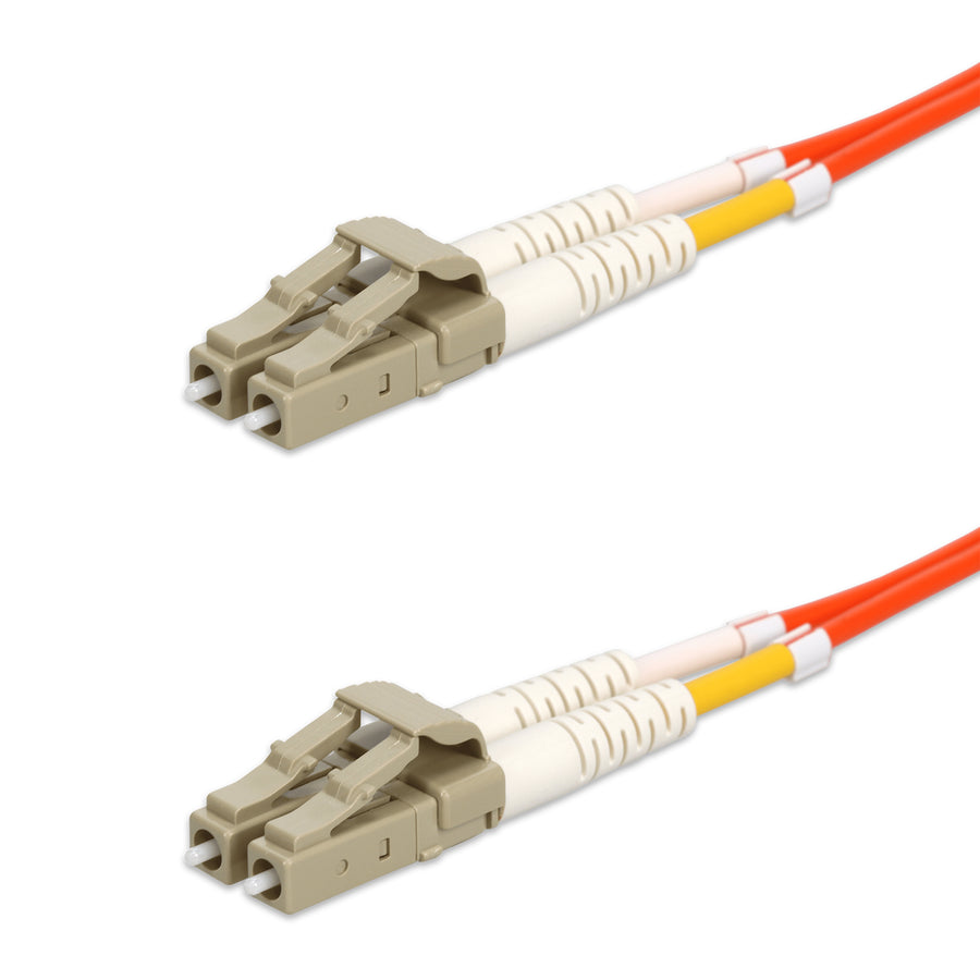  1.5m LC to LC Orange OM4 Duplex OFNR (Riser-Rated) Fiber Patch Cable