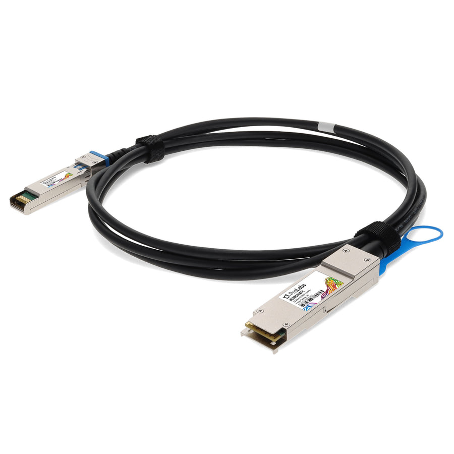 Prolabs Mellanox MC2309124-007 Compatible TAA Compliant 10GBase-CU QSFP+ to SFP+ Direct Attach Cable (Passive Twinax, 7m)