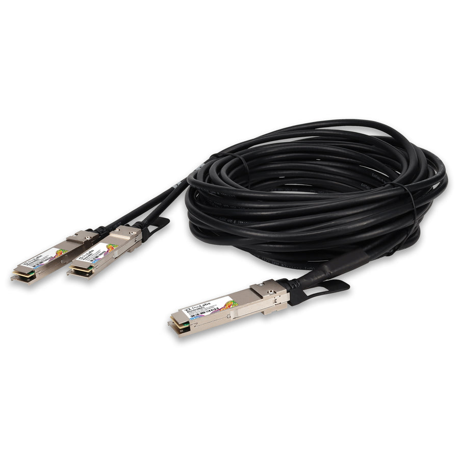 Prolabs Mellanox MCA7J50-H003R Compatible TAA 200GBase-CU QSFP56 to 2xQSFP56 Direct Attach Cable (Active Twinax, 3m, Infiniband HDR)
