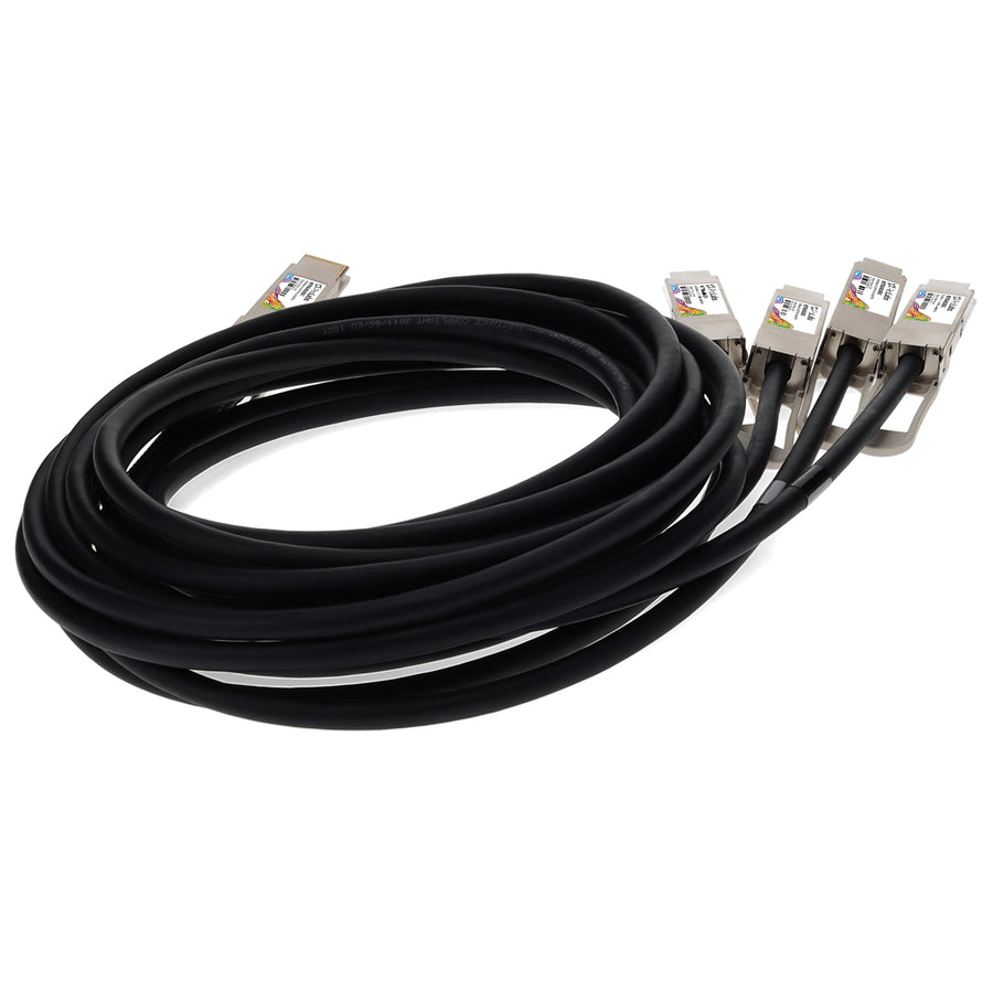 Prolabs Mellanox MCP7F60-W01AR30 Compatible TAA Compliant 400GBase-CU QSFP-DD 400G to 4xQSFP56 100G PAM-4 Direct Attach Cable (Passive Twinax, 1.5m)