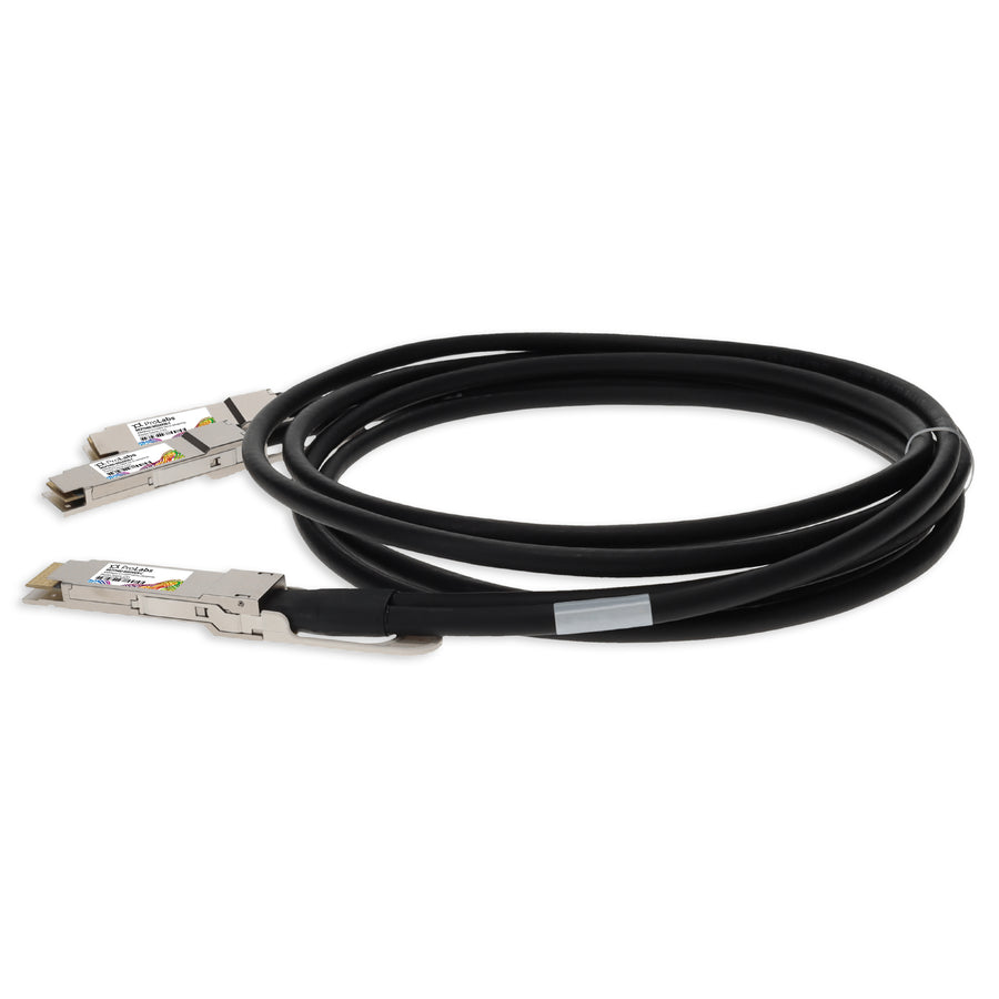 Prolabs Mellanox MCP7H60-W02AR26 Compatible TAA Compliant 400GBase-CU QSFP-DD 400G to 2xQSFP56 200G PAM-4 Direct Attach Cable (Passive Twinax, 2.5m)