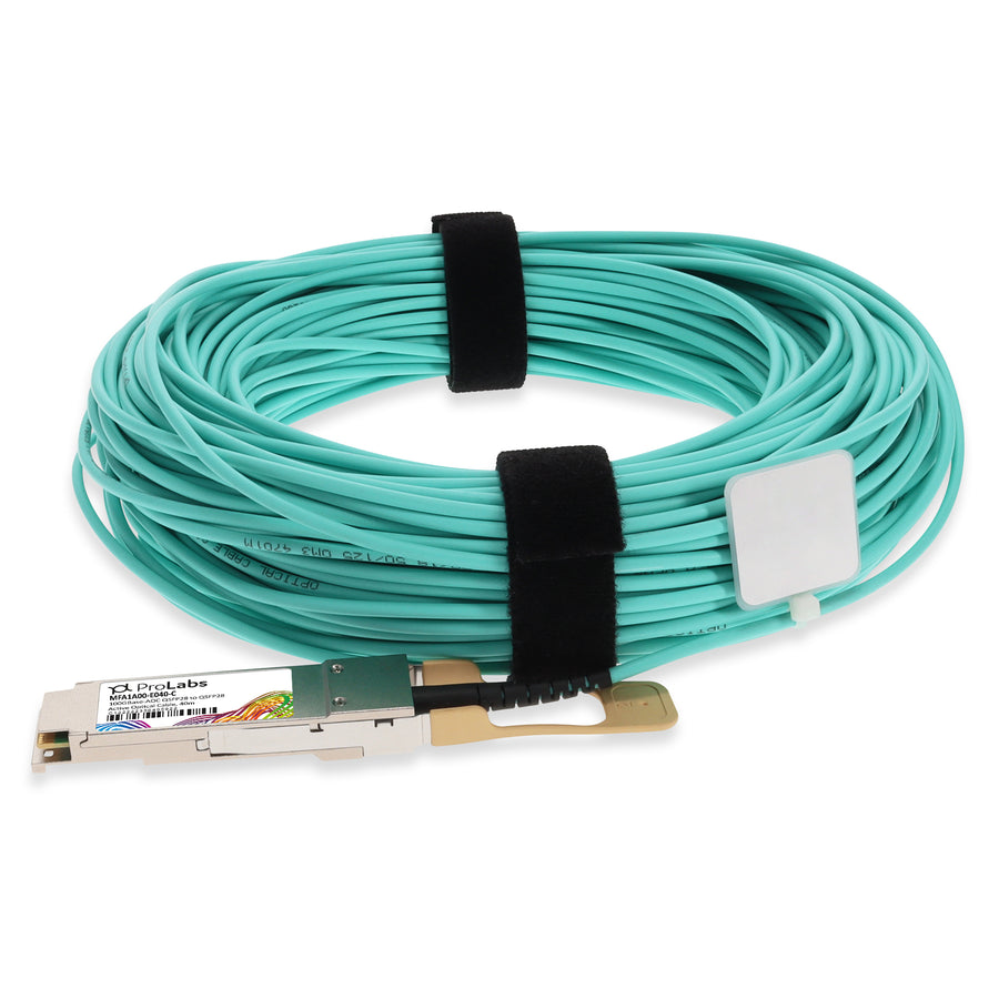 Prolabs Mellanox MFA1A00-E040 Compatible TAA Compliant 100GBase-AOC QSFP28 Active Optical Cable (850nm, MMF, 40m)